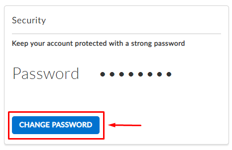Change Password button