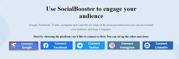 Image showing SocialBooster Connect Google