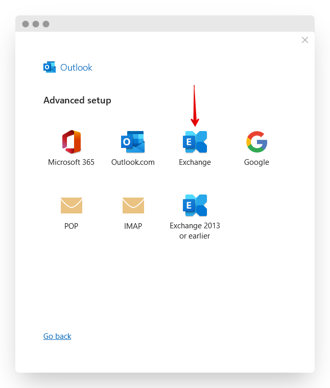 Set Up Email Exchange in Microsoft Outlook 2019