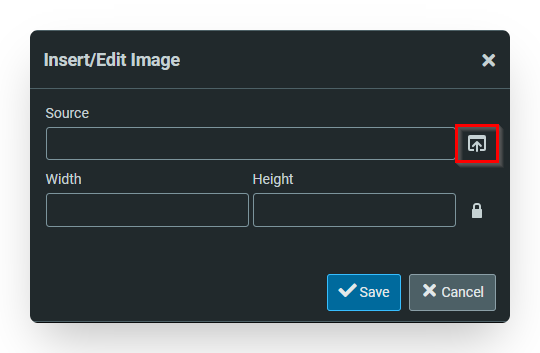 Screenshot of CD Source Icon for Webamail Email Signature