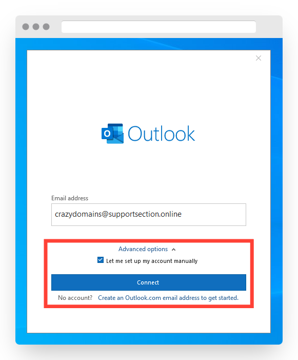 Set Up cPanel or Plesk Email in Microsoft Outlook 2019