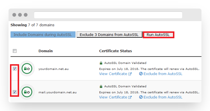 How To Enable AutoSSL in cPanel