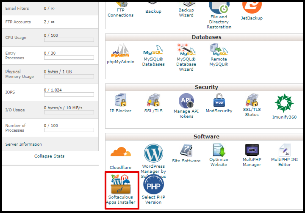 Screenshot of VD WordPress Softaculous Apps Installer Icon