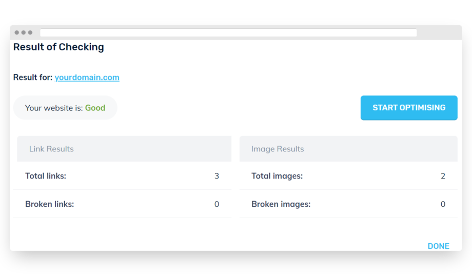 Good Checking Results