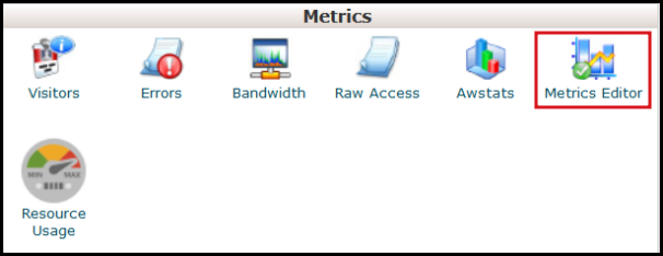enable awstats via vodien cpanel metrics panel editor