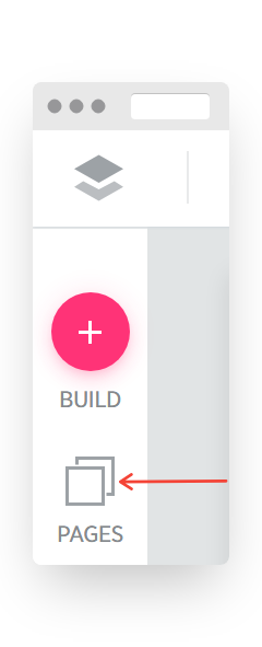Screenshot of VD Website Builder Pages Button
