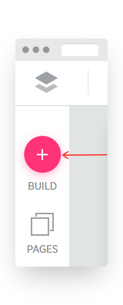 Screenshot of VD Website Builder Interface Build Button